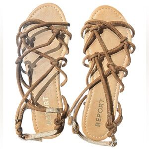 Report Footwear Gail Knotted Sandals Size 8.5